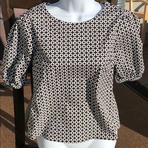 Ann Taylor Factory Puff sleeve shirt